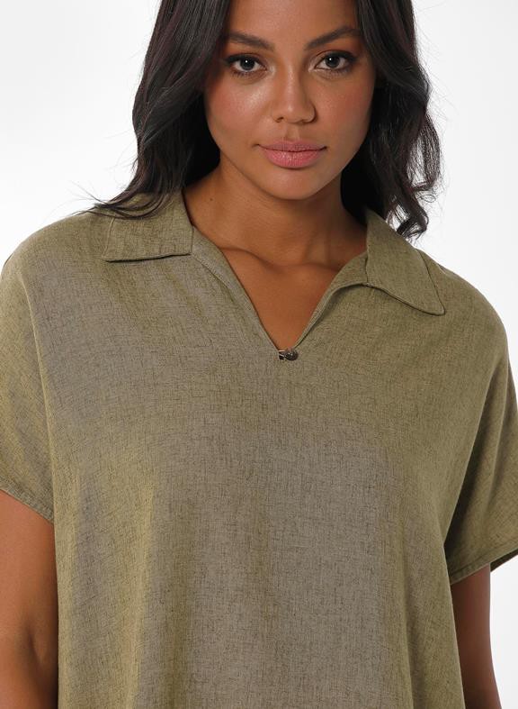 Blouse Olive Green from Shop Like You Give a Damn