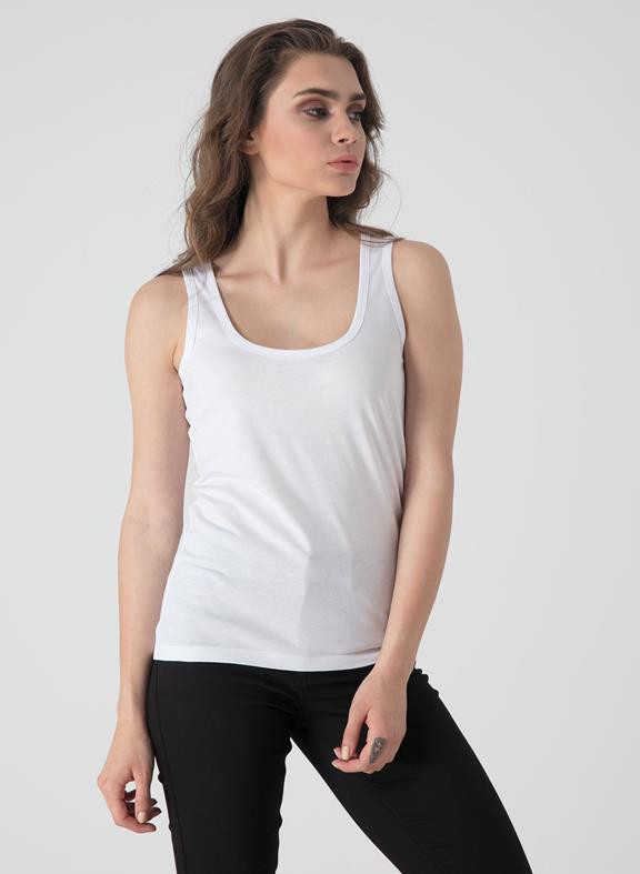 Tank Top White from Shop Like You Give a Damn