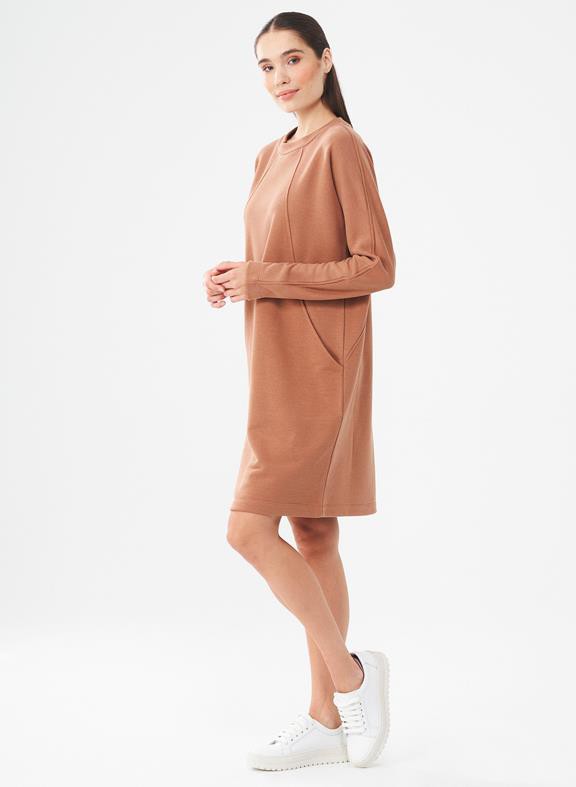 Sweat Dress Light Brown from Shop Like You Give a Damn