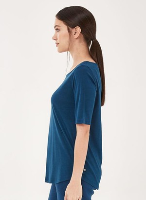T-Shirt Half Sleeves Navy from Shop Like You Give a Damn