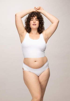 Bra Top Hollyfern White from Shop Like You Give a Damn