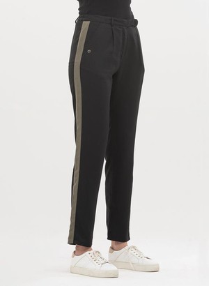 Pants Side Stripes Black from Shop Like You Give a Damn