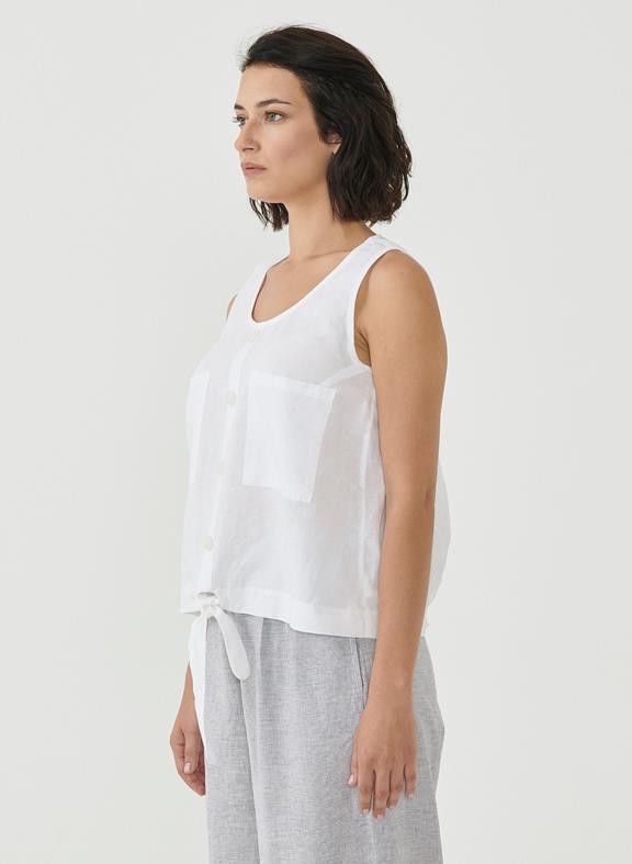 Blouse Top Bow White from Shop Like You Give a Damn