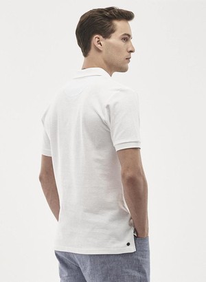 Polo Shirt Organic Cotton White from Shop Like You Give a Damn