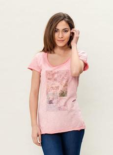 T-Shirt Print Pink from Shop Like You Give a Damn