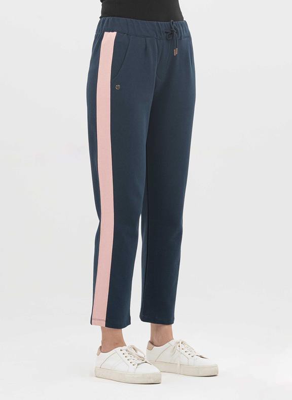 Sweatpants Stripe Navy from Shop Like You Give a Damn
