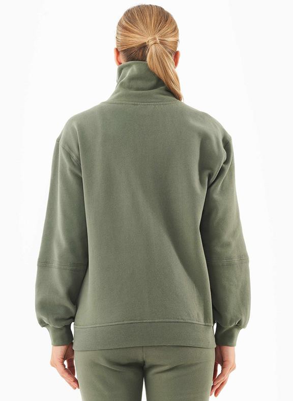 Soft Touch Sweat Jacket Olive from Shop Like You Give a Damn