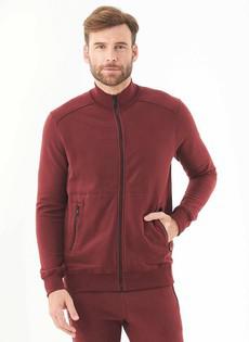 Soft Touch Sweat Jacket Bordeaux via Shop Like You Give a Damn