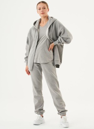 Sweat Cardigan Jale Light Grey from Shop Like You Give a Damn