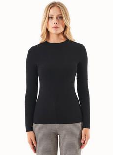 Top Long Sleeves Ecovero Black from Shop Like You Give a Damn