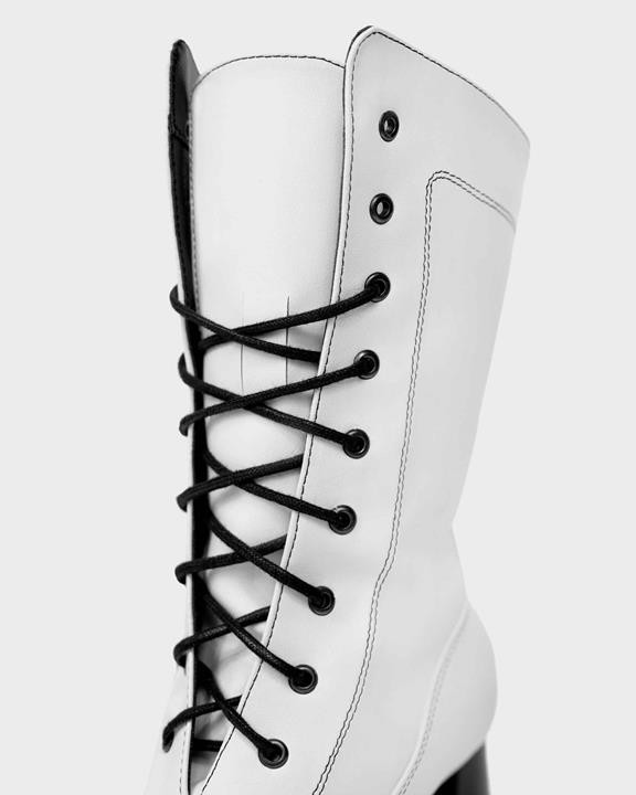 Lace-Up Boots Cactus White from Shop Like You Give a Damn