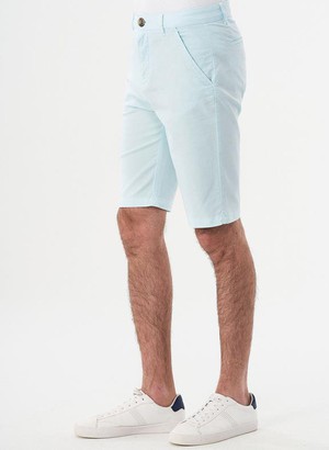 Chino Shorts Organic Cotton Light Blue from Shop Like You Give a Damn