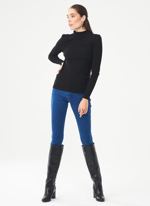 Turtleneck Organic Cotton Black from Shop Like You Give a Damn