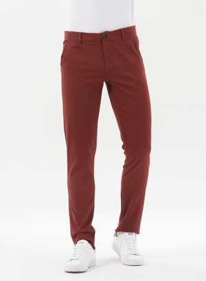 Slim Chino Pants Brown from Shop Like You Give a Damn