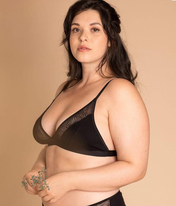 Bralette Savannah Black from Shop Like You Give a Damn