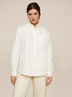 Willow Blouse Linen Off-White via Shop Like You Give a Damn