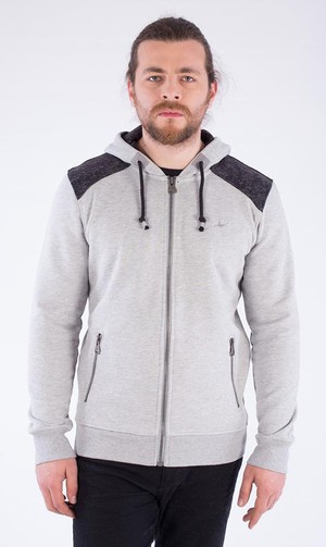 Hoodie With Zipper Gray from Shop Like You Give a Damn