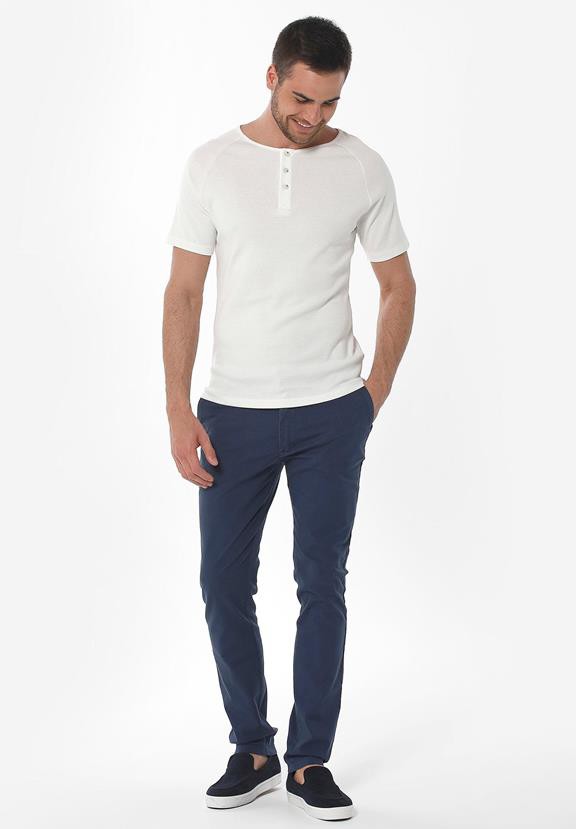 Chino Pants Slim Navy Blue from Shop Like You Give a Damn