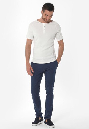Chino Pants Slim Navy Blue from Shop Like You Give a Damn