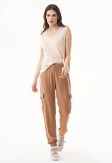 Cargo Pants Hazelnut Brown via Shop Like You Give a Damn