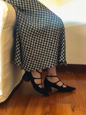 Pumps Wednesday Midi Black from Shop Like You Give a Damn