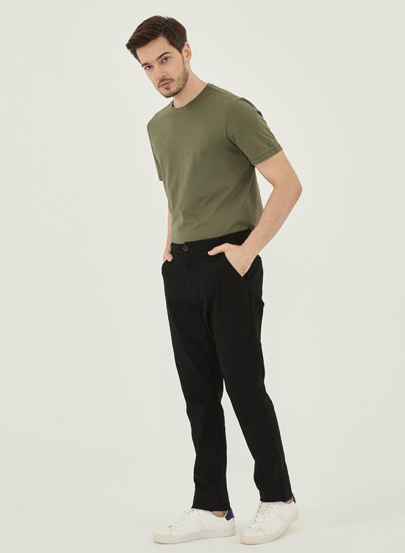 Skinny Chino Pants Black from Shop Like You Give a Damn