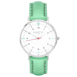 Moderno Watch Silver, White & Mint from Shop Like You Give a Damn