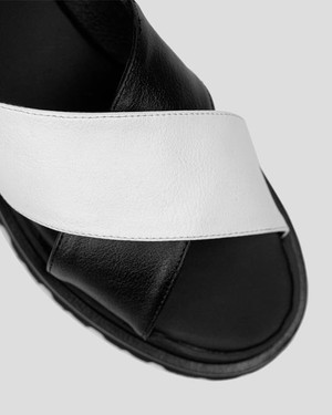 Medley Sandals Black White from Shop Like You Give a Damn