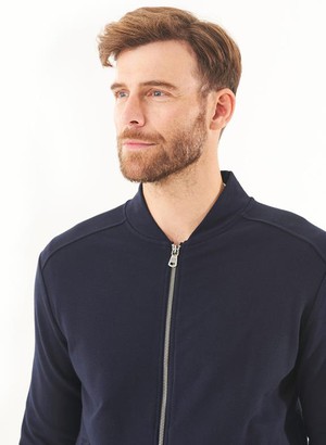 Sweat Jacket Dark Navy from Shop Like You Give a Damn