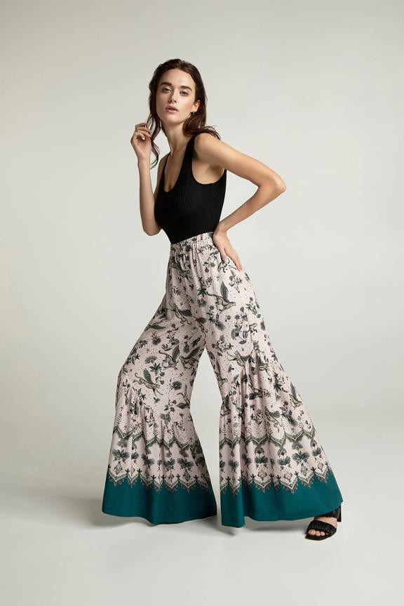 Culotte Pants Joaline Tropic Cheetah Light Pink from Shop Like You Give a Damn