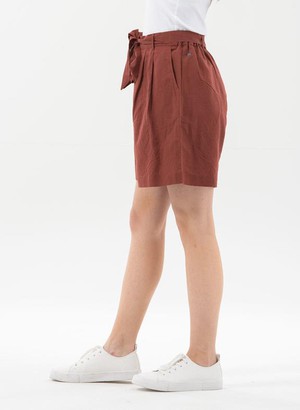 Shorts Tie Belt Brown from Shop Like You Give a Damn