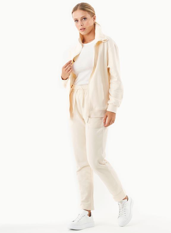 Soft-Touch Sweat Jacket Off-White from Shop Like You Give a Damn