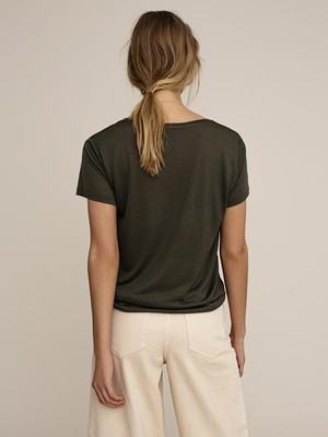 T-Shirt Poplar Olive Green from Shop Like You Give a Damn