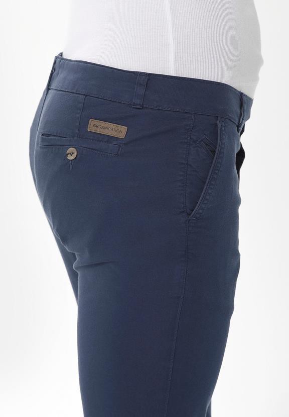 Chino Pants Slim Navy Blue from Shop Like You Give a Damn