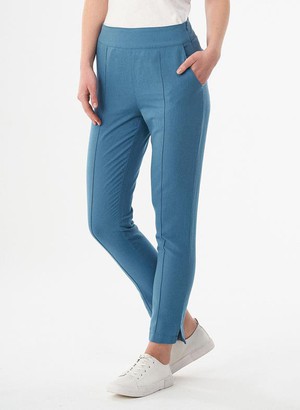 Pants Linen Mix Blue from Shop Like You Give a Damn