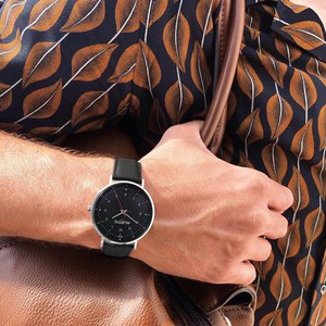 Watch Moderno Silver & Black from Shop Like You Give a Damn