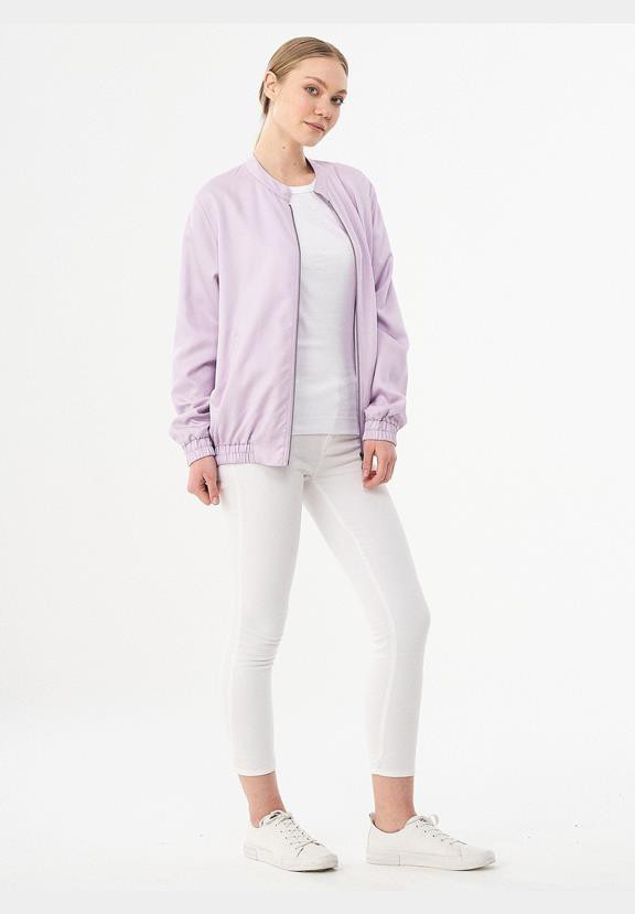 Bomber Jacket Lavender Purple from Shop Like You Give a Damn