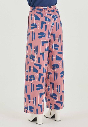 Pants With Allover Print Pink & Blue from Shop Like You Give a Damn