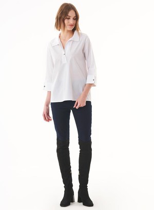 Blouse Organic Cotton White from Shop Like You Give a Damn