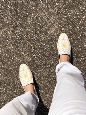 Loafers Flowers Yellow & White from Shop Like You Give a Damn