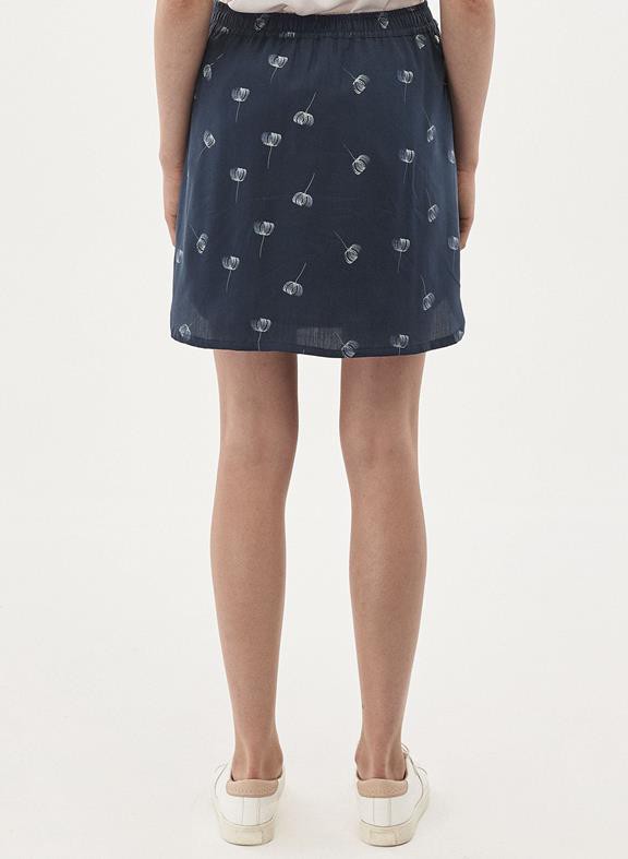 Tencel Short Skirt Navy Blue from Shop Like You Give a Damn