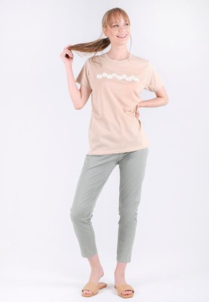 T-Shirt With Print Beige from Shop Like You Give a Damn
