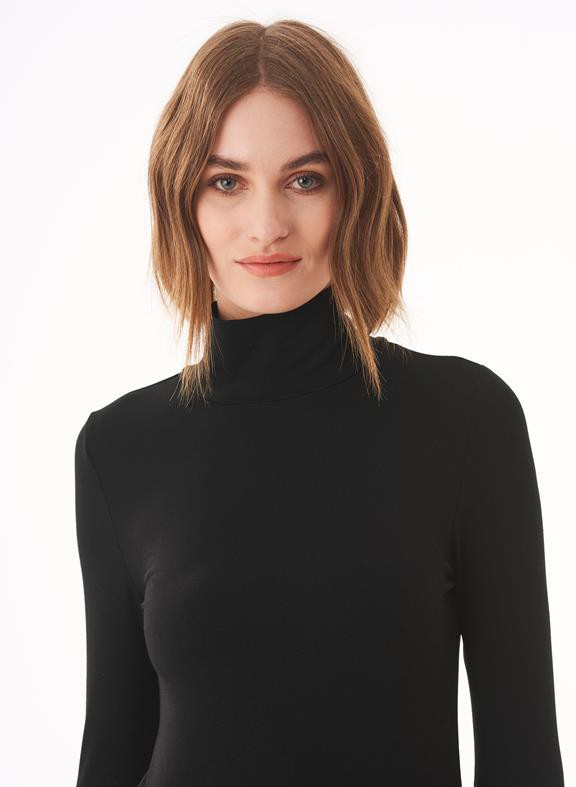 Long Sleeve Turtleneck Top Black from Shop Like You Give a Damn