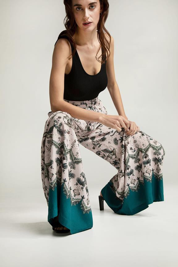 Culotte Pants Joaline Tropic Cheetah Light Pink from Shop Like You Give a Damn
