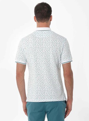 Polo Print White from Shop Like You Give a Damn