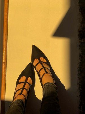 Pumps Wednesday Midi Black from Shop Like You Give a Damn