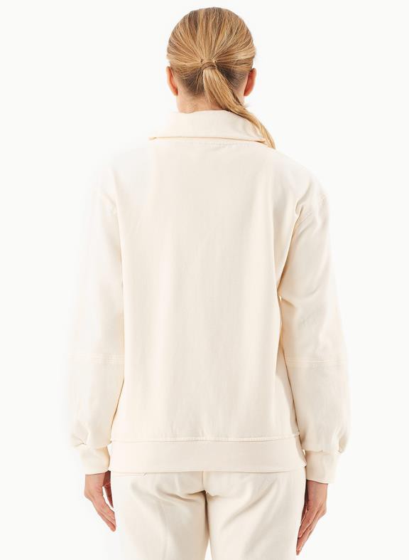 Soft-Touch Sweat Jacket Off-White from Shop Like You Give a Damn