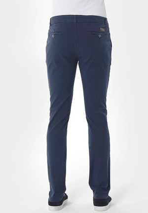 Chino Pants Slim Navy Blue from Shop Like You Give a Damn