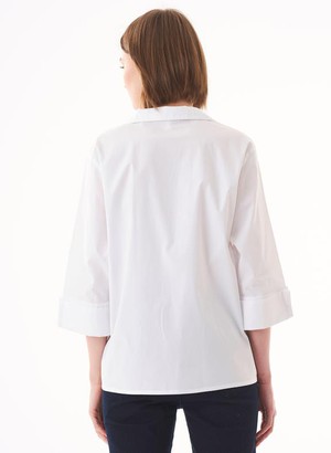Blouse Organic Cotton White from Shop Like You Give a Damn