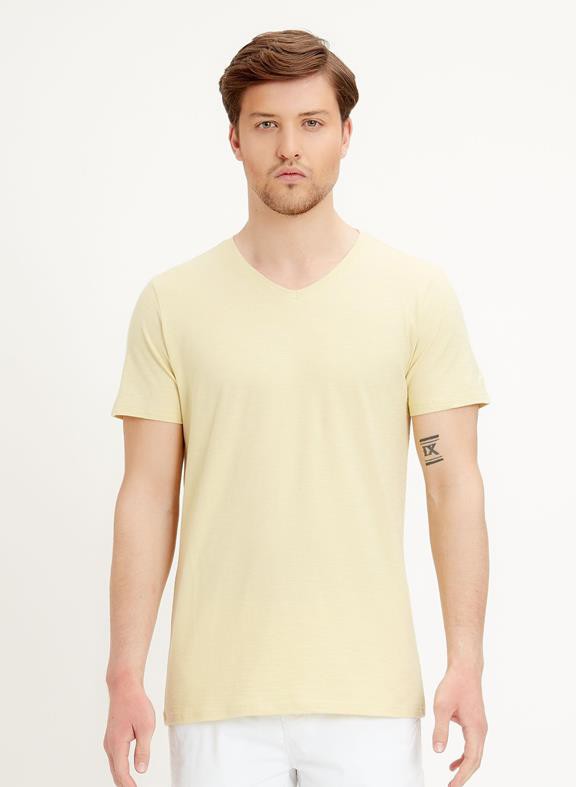 Basic T-Shirt Organic Cotton Yellow from Shop Like You Give a Damn